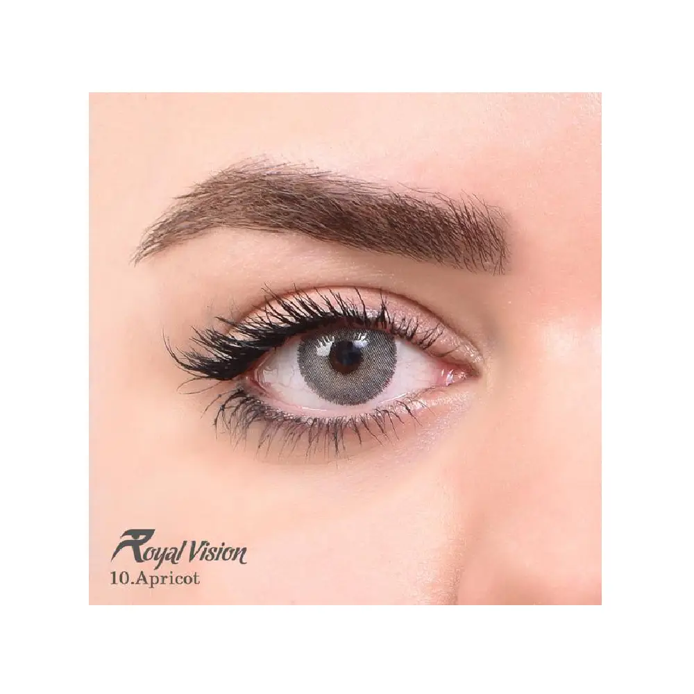 لنز رنگی رویال ویژن Royal Vision Daily Lens 10 Apricot لنز رنگی رویال ویژن Royal Vision Daily Lens 10 Apricot