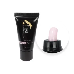 ان بی آی اکریل ژل ناخن (پلی ژل) 30gr Light Pink002