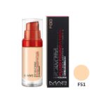 کرم پودر پمپی فلوئید مپ بوته Map Beaute Cream Foundation Fluid F51