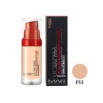 کرم پودر پمپی فلوئید مپ بوته Map Beaute Cream Foundation Fluid F55