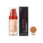 کرم پودر پمپی فلوئید مپ بوته Map Beaute Cream Foundation Fluid F58