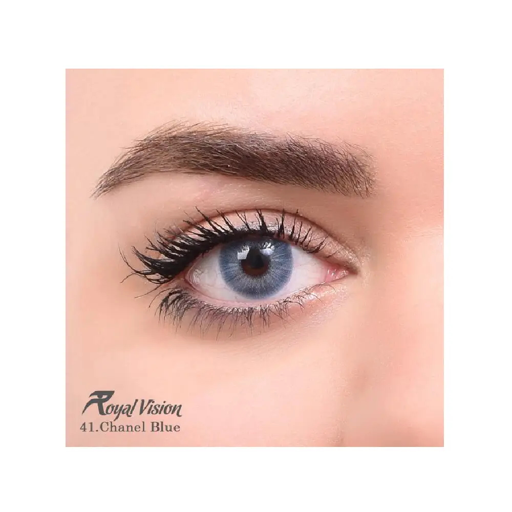لنز رنگی رویال ویژن Royal Vision Daily Lens 41 Chanel Blue لنز رنگی رویال ویژن Royal Vision Daily Lens 41 Chanel Blue