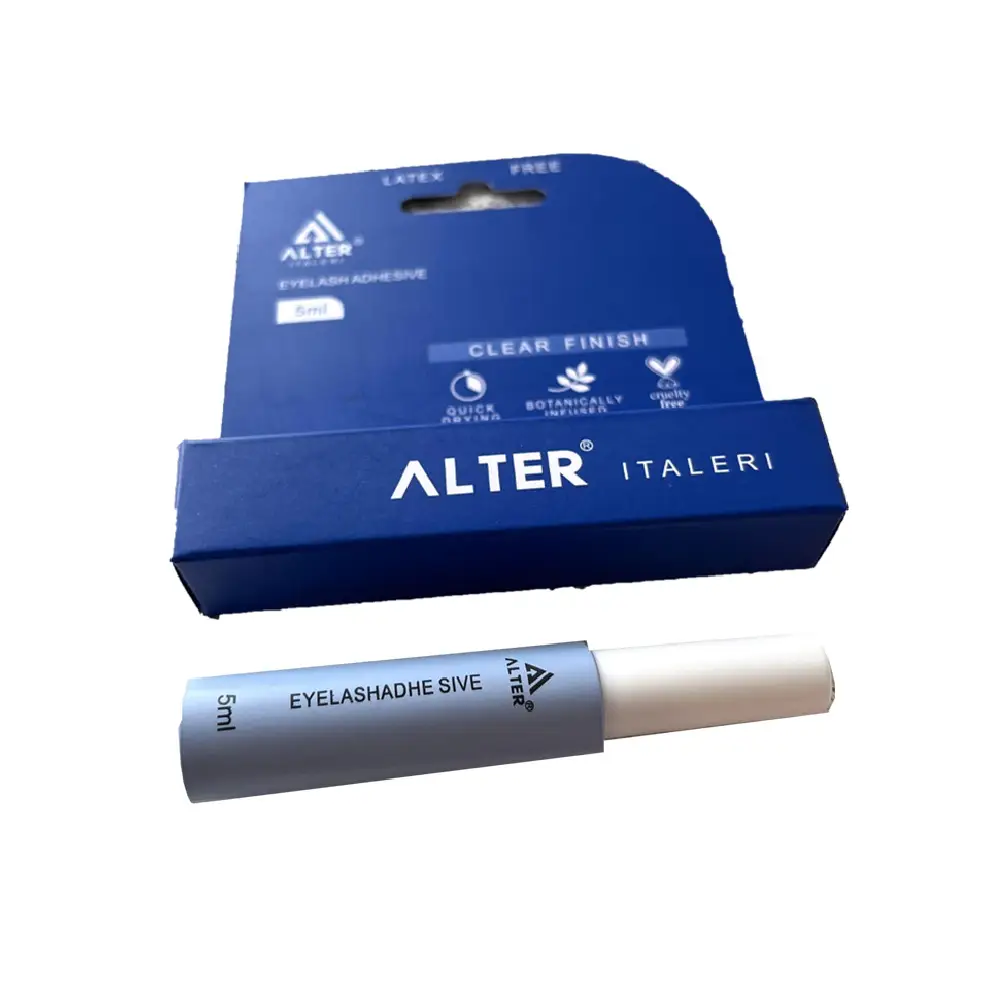 چسب مژه موقت بیرنگ جعبه آبی آلتر 5ml چسب مژه موقت بیرنگ جعبه آبی آلتر 5ml