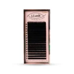 پالت مژه اکستنشن والیوم رنگی قهوه ای سوخته آی لش ILASH سایز میکس ضخامت 0.07 فر C