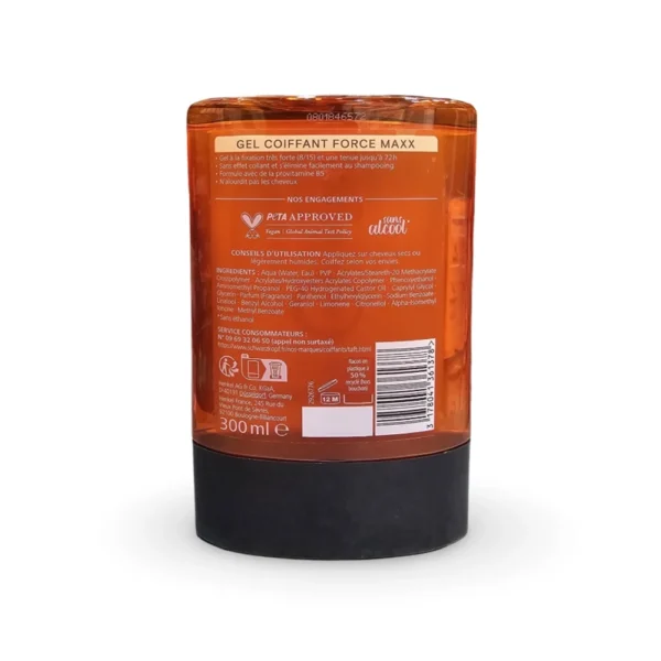 شوآرتسکوف تافت ژل مو کتابی فورس پاور 8 300ml