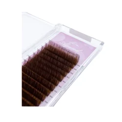 پالت مژه اکستنشن والیوم 20 لاین قهوه ای آگود Aguud سایز میکس ضخامت 0.07 فر C-دوم